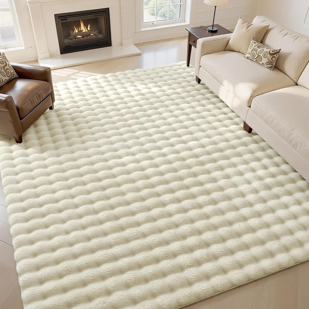 3d Bubble Washable Large Rugs Living Room