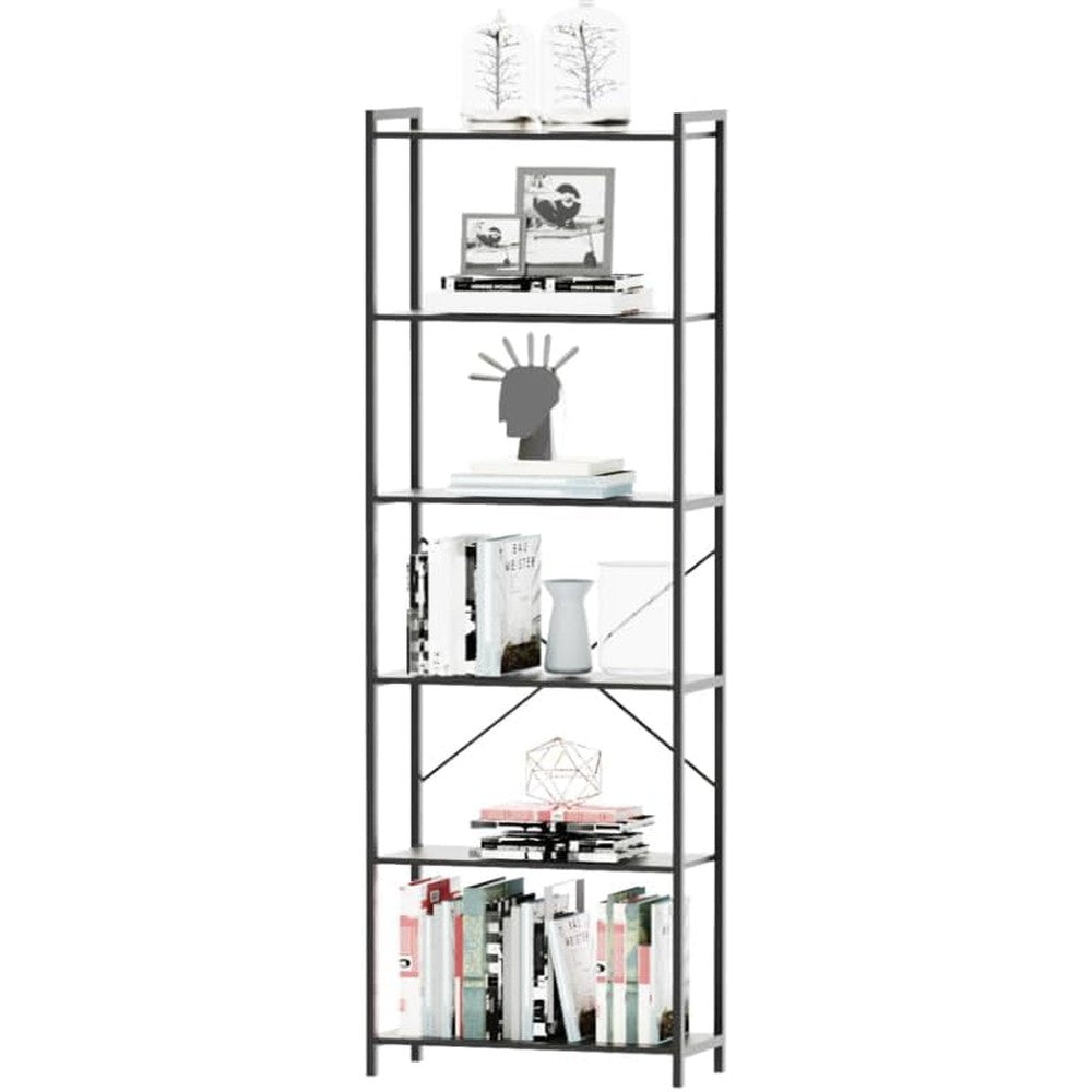 6 Tier Bookcase with Storage Space