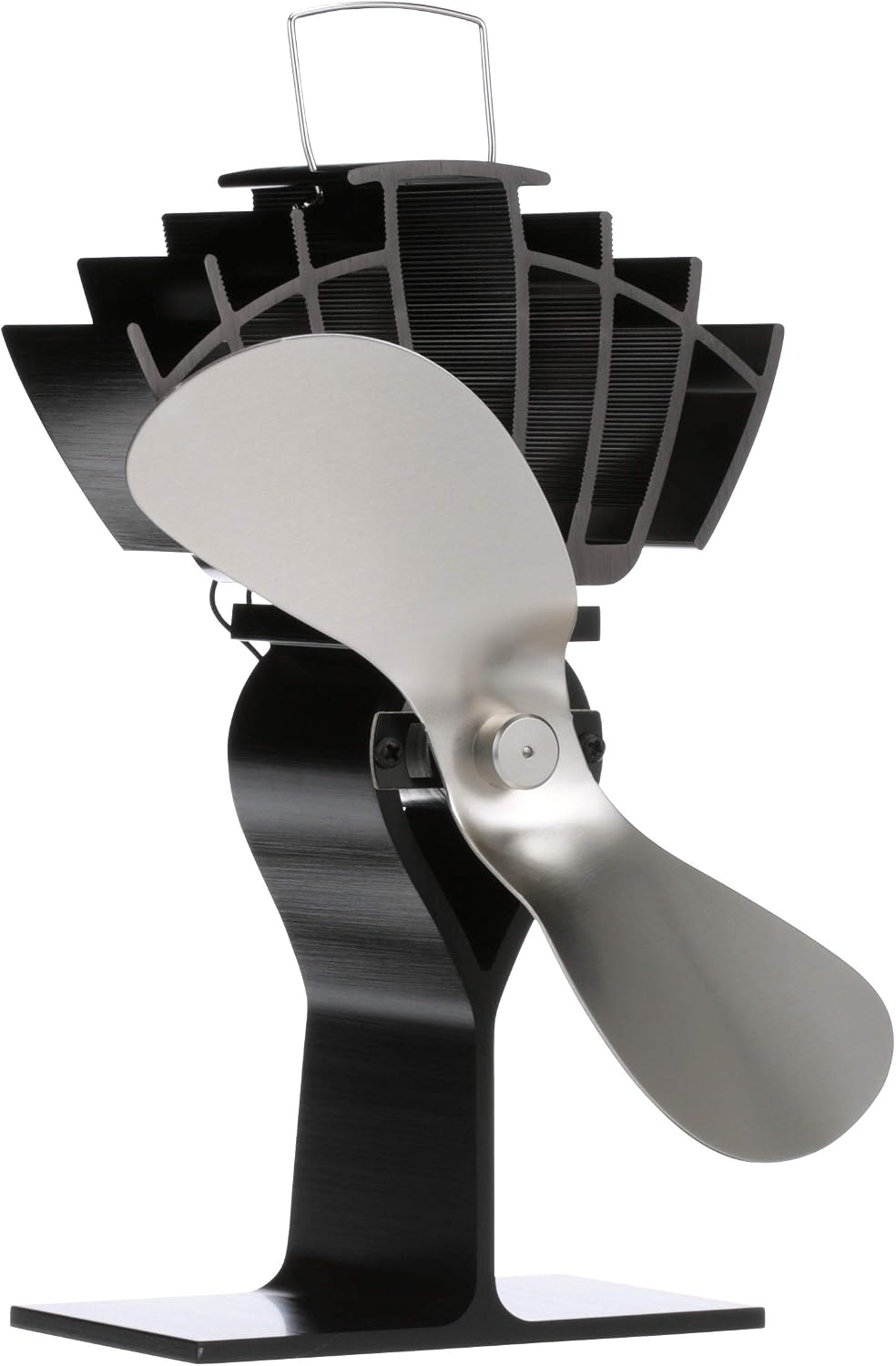 810cakbx Heat Powered Wood Stove Fan Nickel Bilingual