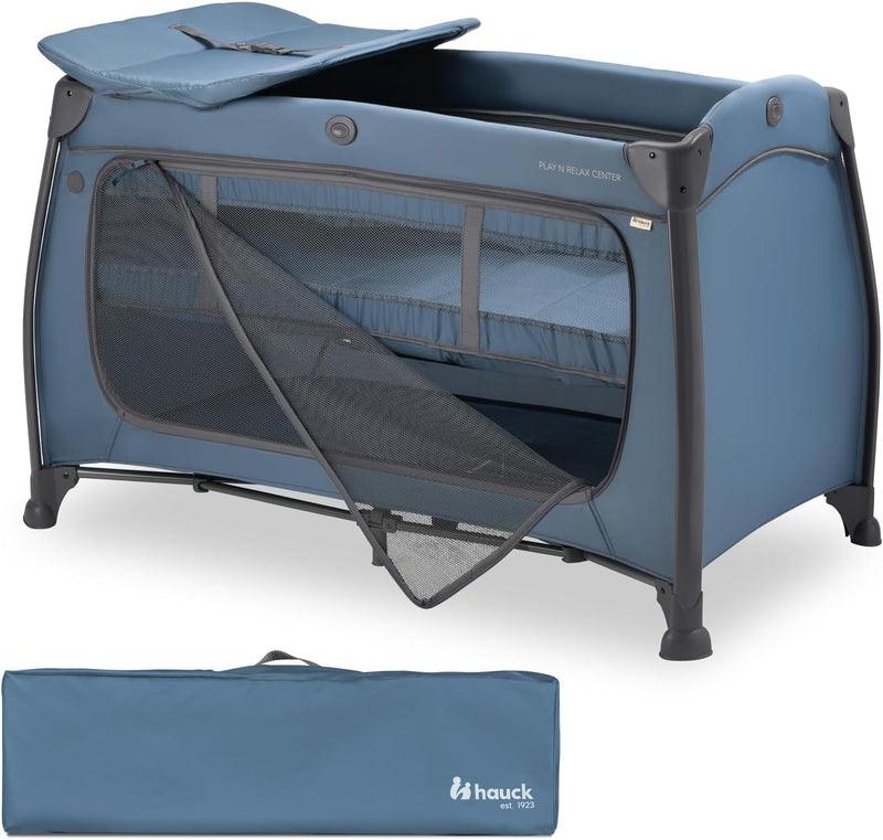 All-In-One Travel Cot Newborn Set Play N Relax
