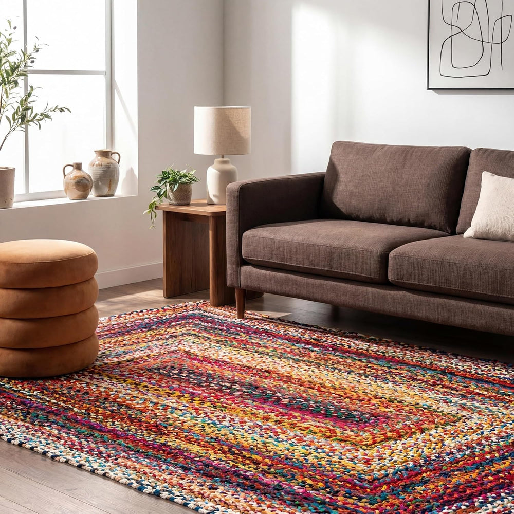 Tammara Bohemian Hand Braided Area Rug