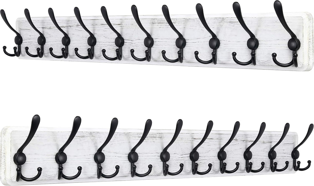 Coat Rack Wall Mounted 38.3' (2 Pack)