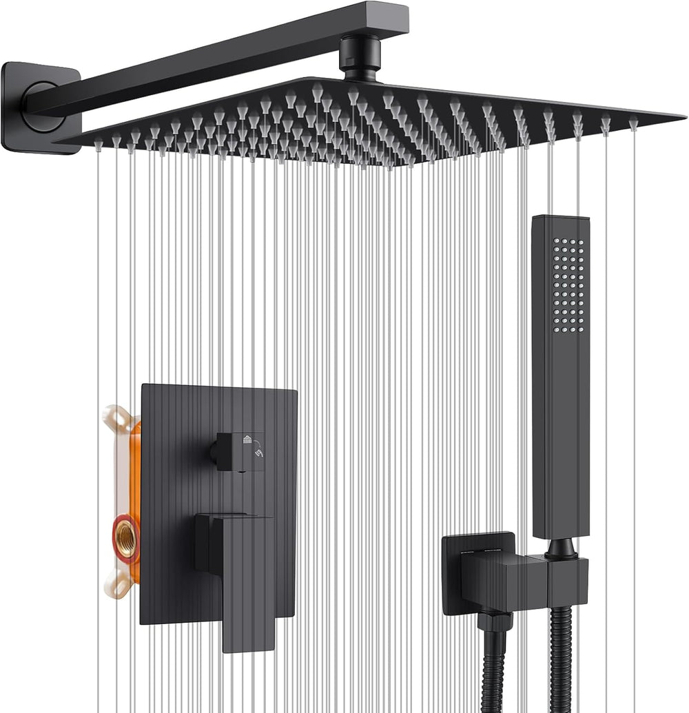 Concealed Shower Set 2 Ways with 10-Inch