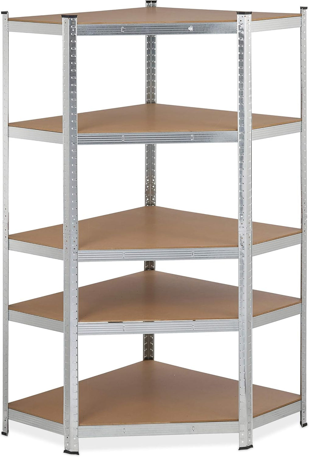 Corner Shelving Unit Heavy Duty Galvanised Steel Max