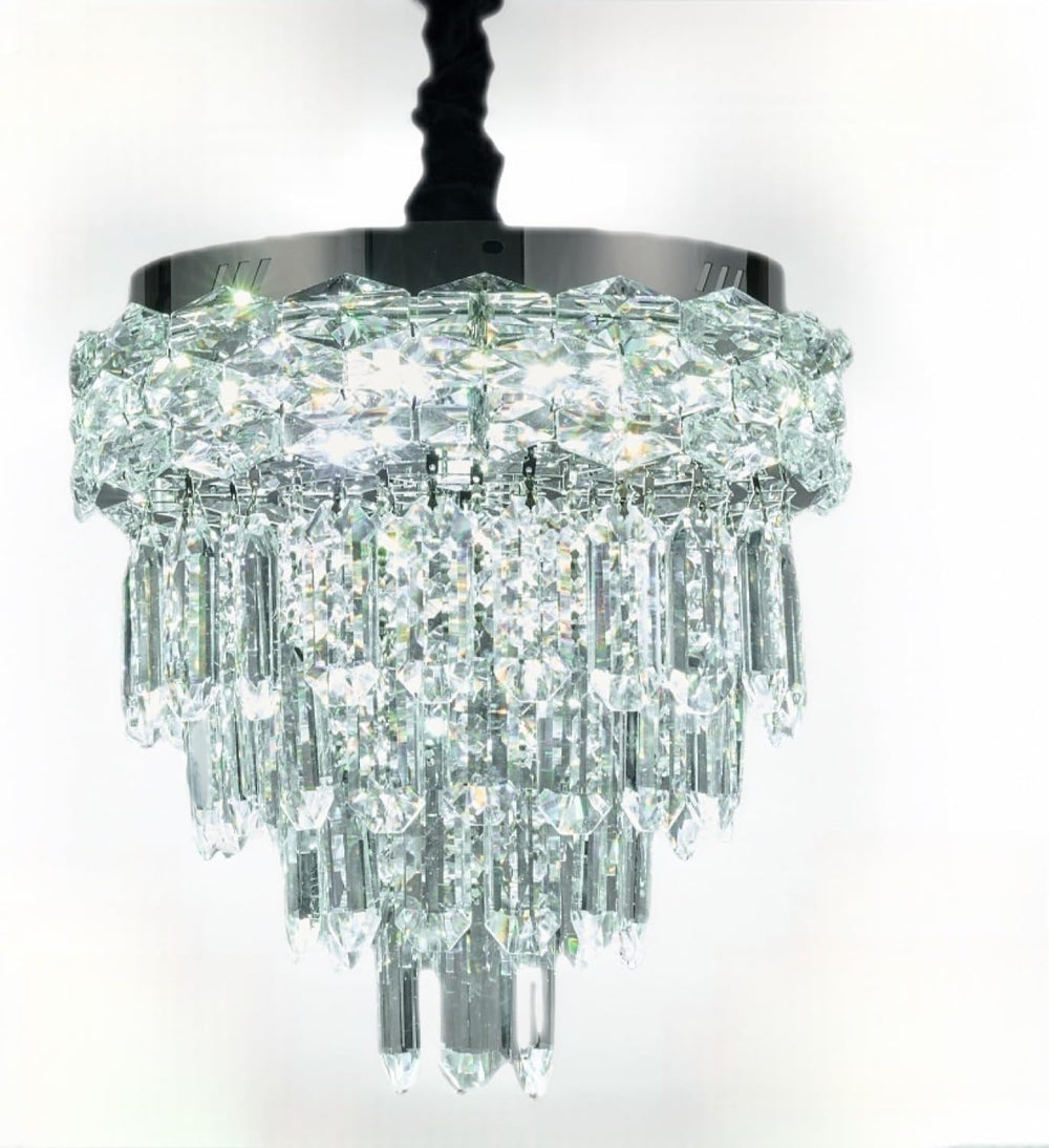 Crystal Chandelier Clear Ceiling Light D12 X H