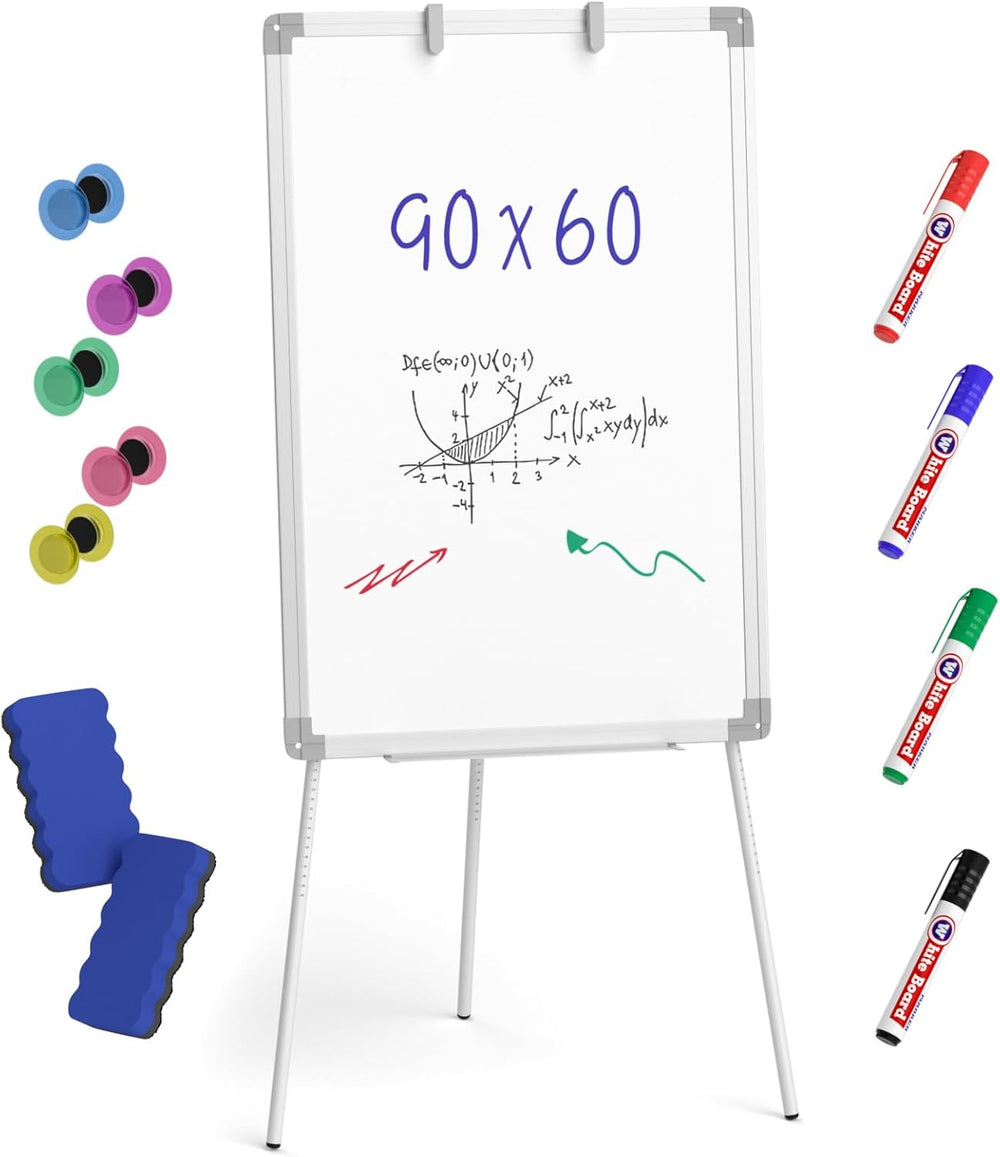 Flip Chart Whiteboard with Stand 90 X 60CM