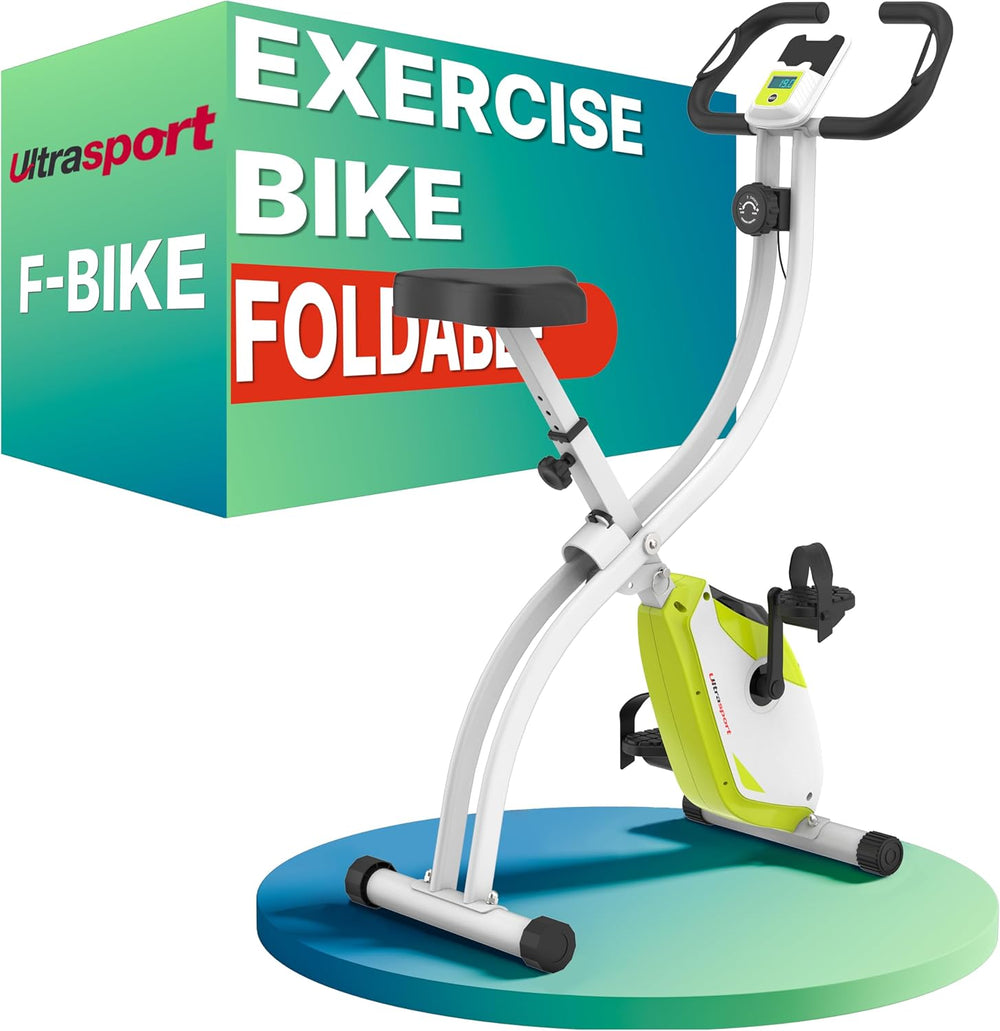 Folding Exercise Bike 286 Lbs Capacity Extra Silent