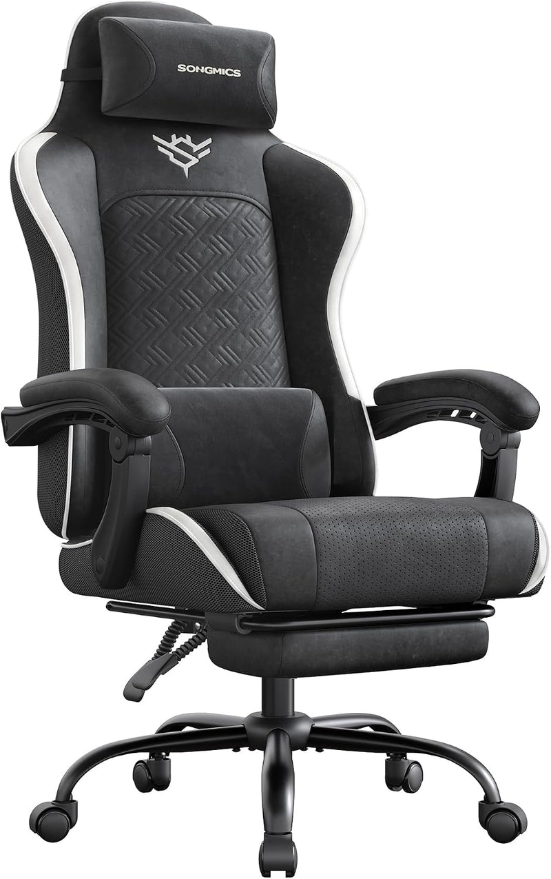 Gaming Chair Ergonomic Office with Footrest