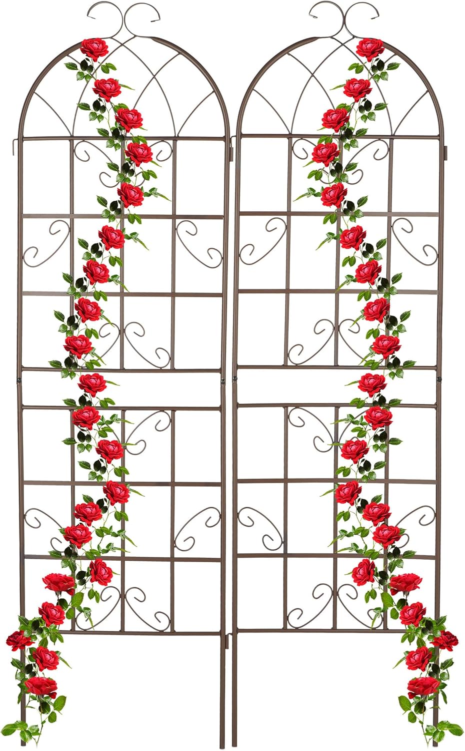 Garden Trellis 179 X 52CM Metal Support (Set of 2)