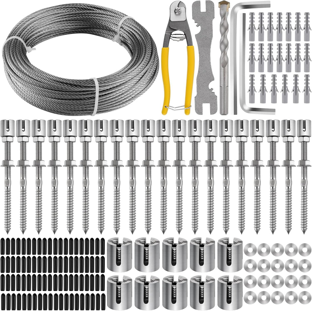 30m Stainless Steel Garden Wire Trellis for Climbing