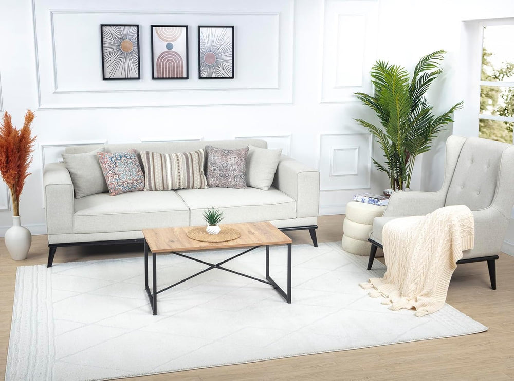 Hannah Linkka Geometric Rug Living Room 160x213CM