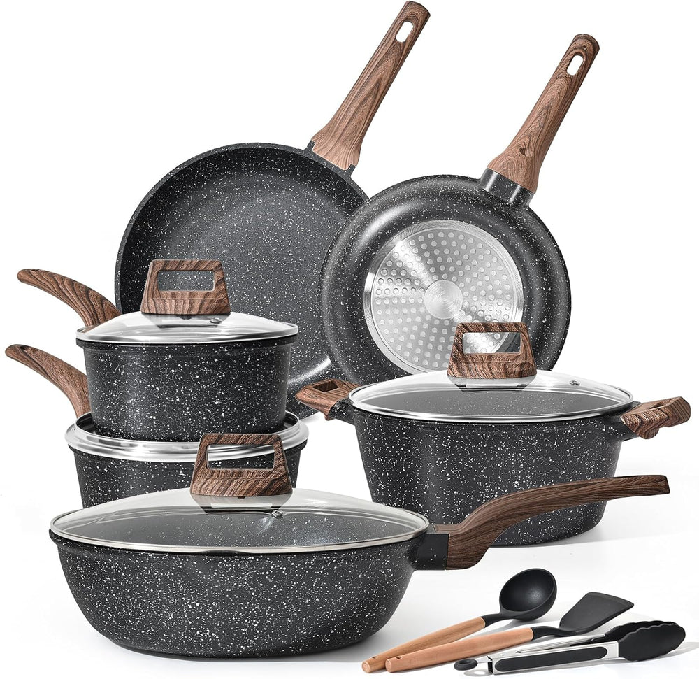 Induction Hob Pots and Pans Set 13pcs Nonstick