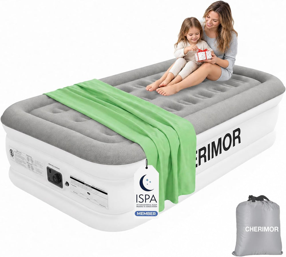 Inflatable Mattress with Built-In Airbed Pump X 46CM