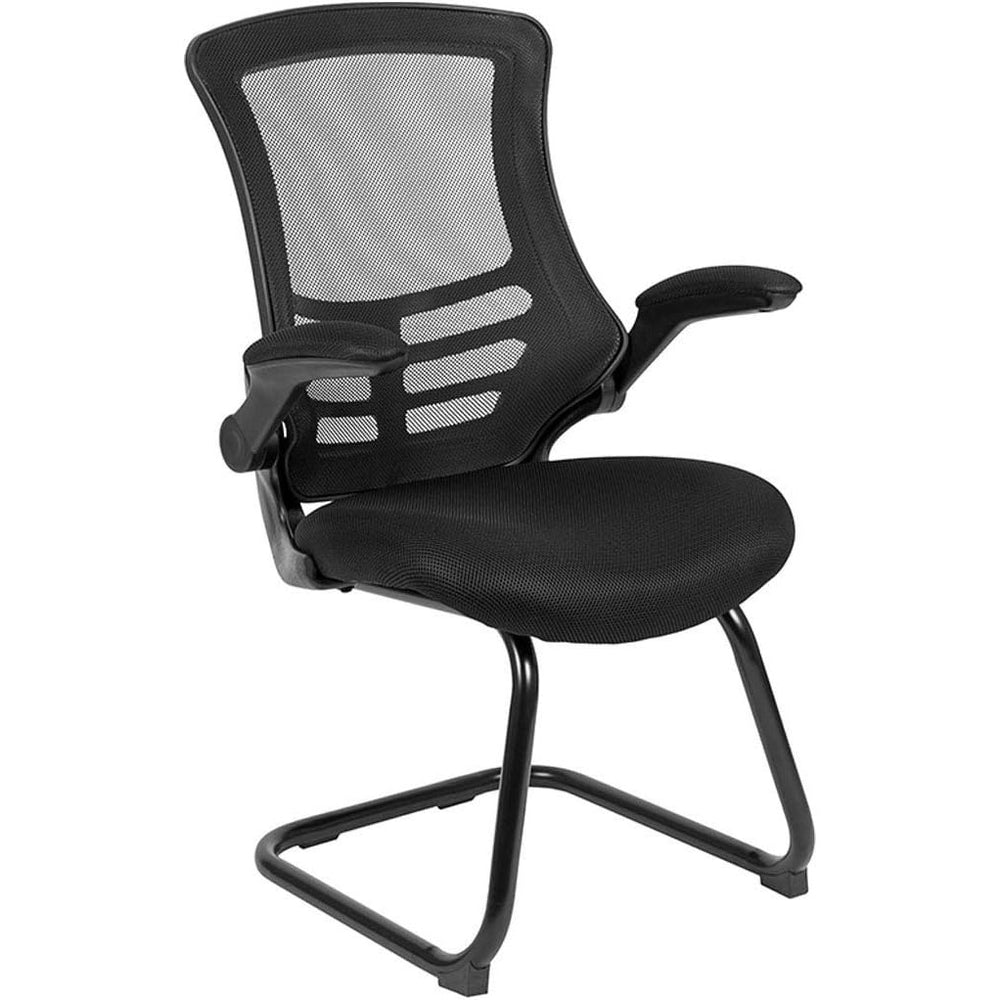 Kelista Mesh Sled Base Side Reception Chair