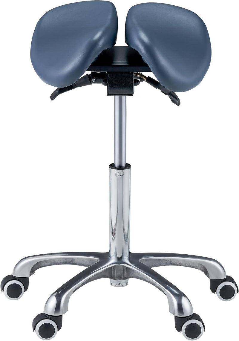 Master Massage Ergonomic Dentist Saddle Stool Split Rolling