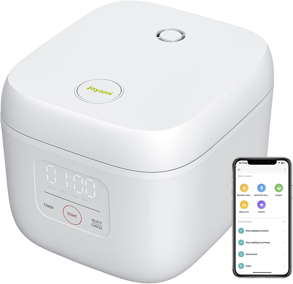Mini Smart Rice Cooker 1.6L 3.5 Cups