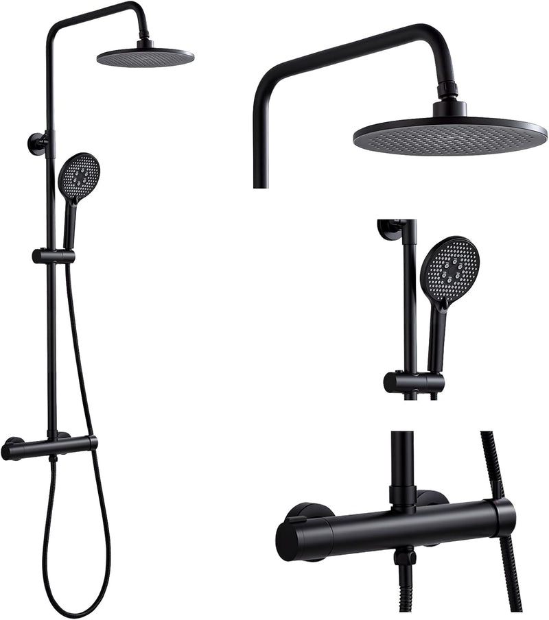Mixer Set Rainfall System Brass Without Thermostat