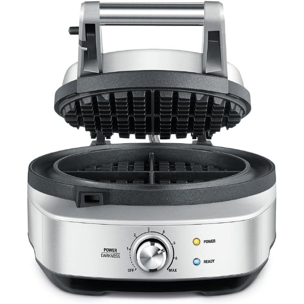 No-Mess Waffle Maker 7 Browning Settings Brushed Stainless