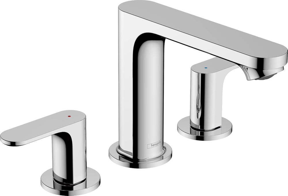 Rebris S 3-Hole Basin Mixer 110 with Pop-Up