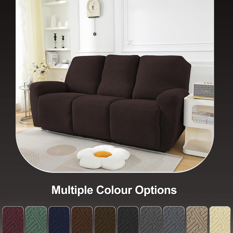 Recliner Sofa Covers 3 Seater Stretch Couch Cover