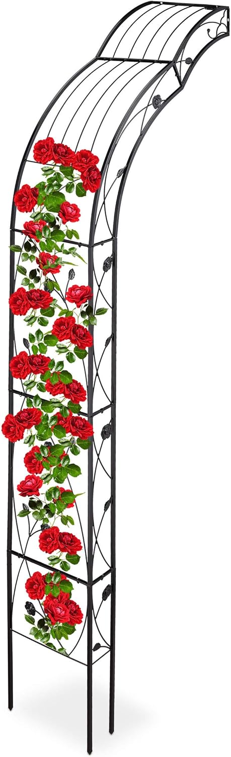 Round Plant Support Wall-Mounted Garden Arch Trellis