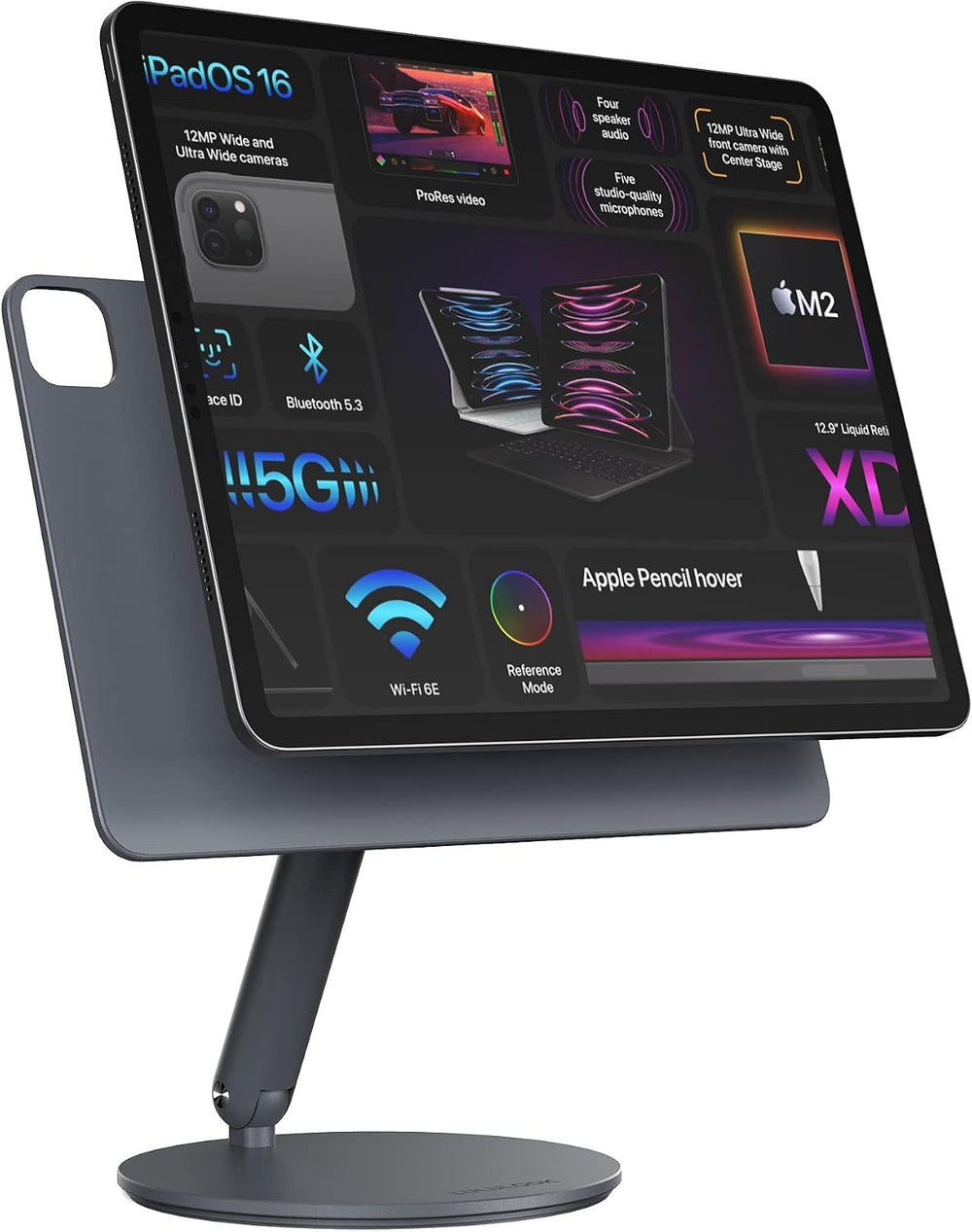 Rotatable Magnetic Stand for Ipad Air 13'' M4