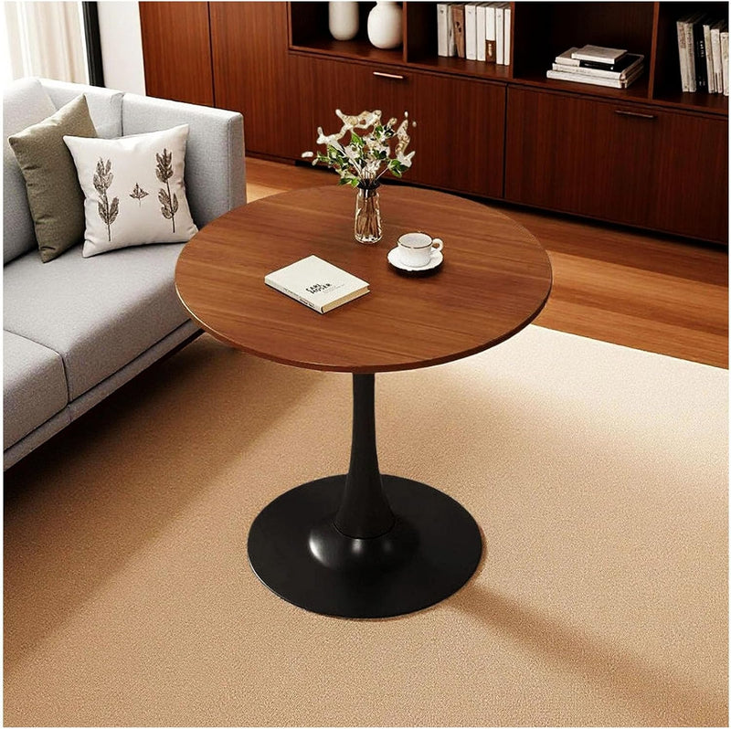 Round Wooden Dining Table Small Tulip for 2-4 Person