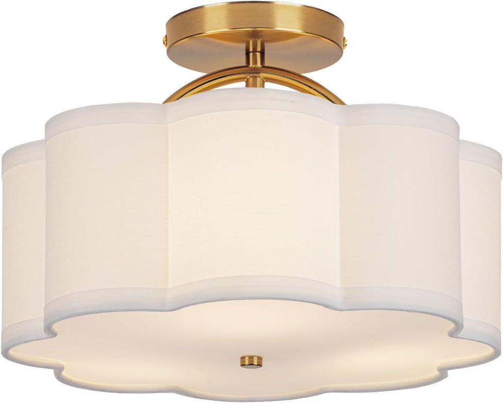 Semi Flush Mount Ceiling Light Fixture Modern 3-Light