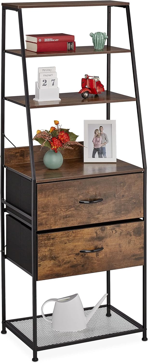 Shelf 3 Drawers 3 Shelves Vintage Look Industrial