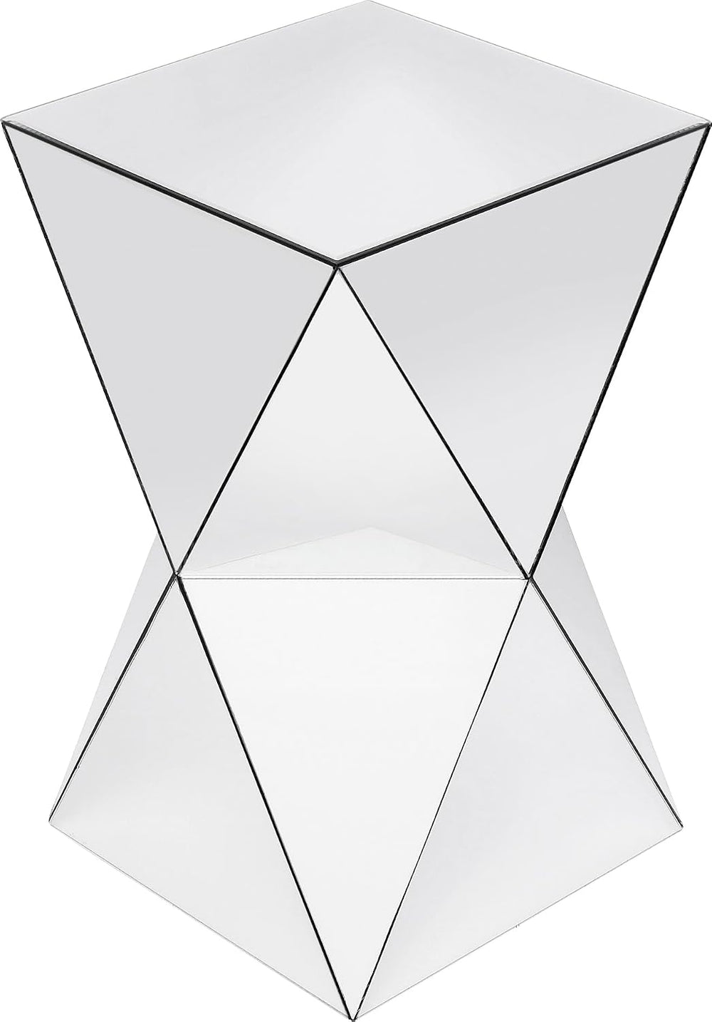 Side Table Luxury Triangle 54x32x32CM Accent Sofa