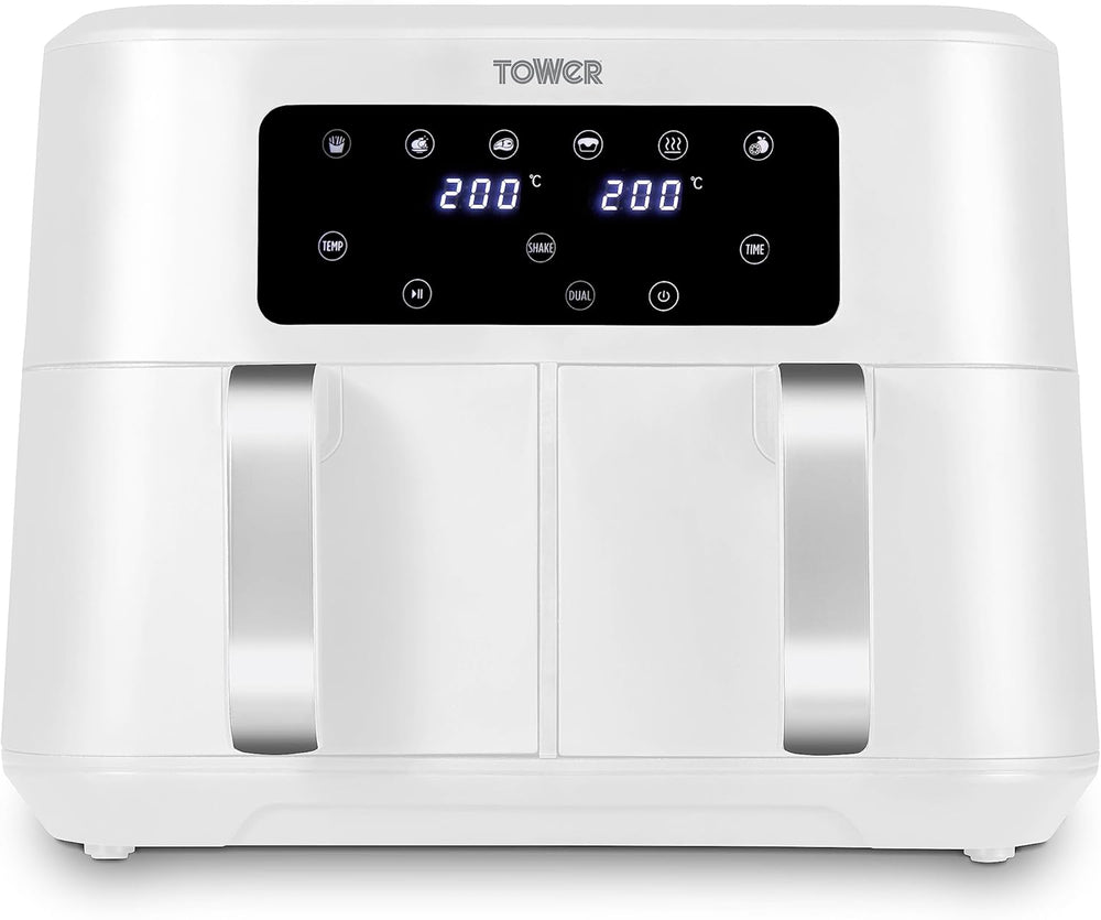 T17137wht Vortx 8.5L Dual Basket Air Fryer
