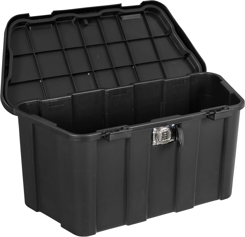 Weatherproof Trailer Storage Box with Lock 45L 675x305MM