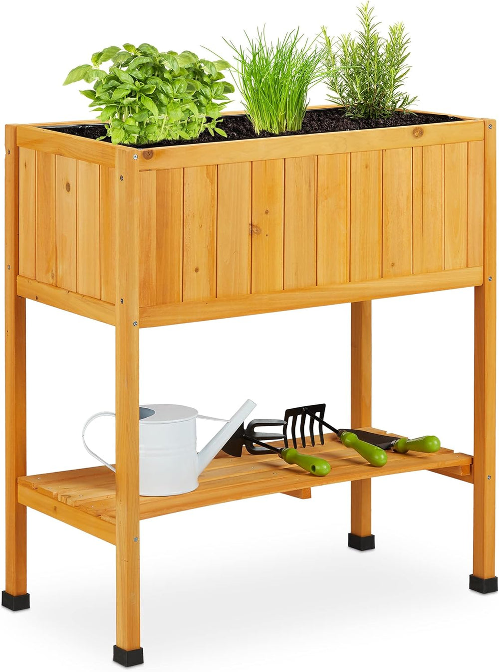 Wooden Planter Flower Bed on Legs