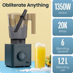 1.2L Smoothie Blender 1380W Crushes Ice Frozen Fruit