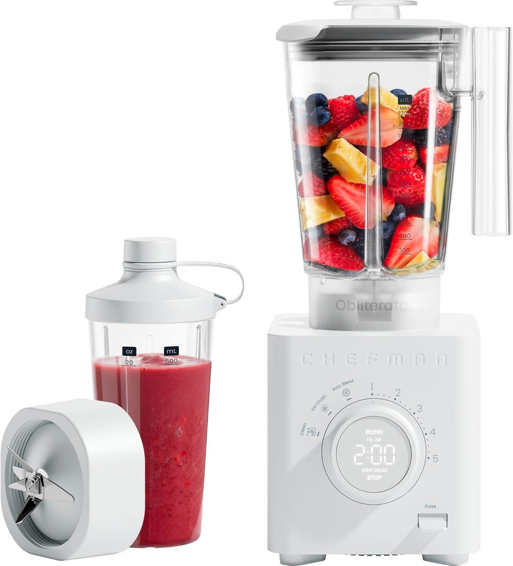 1.2L Smoothie Blender 1380W Crushes Ice Frozen Fruit
