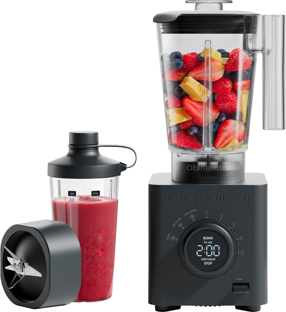 1.2L Smoothie Blender 1380W Crushes Ice Frozen Fruit