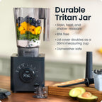 1.2L Smoothie Blender 1380W Crushes Ice Frozen Fruit