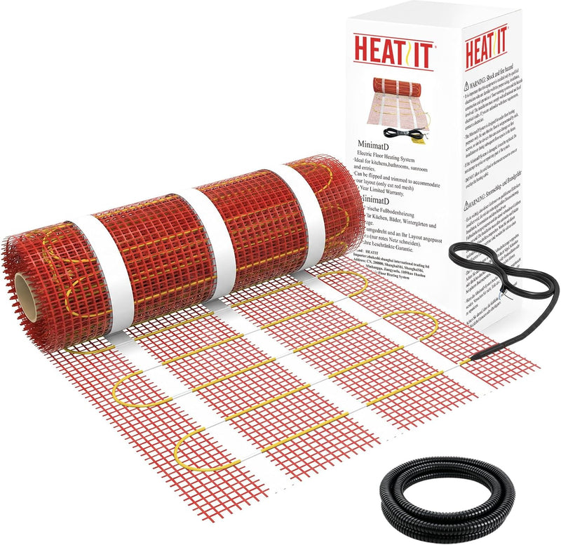 1㎡ Electric Underfloor Heating Mat Self-Adhesive 200W