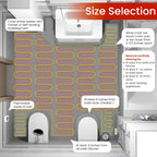 1㎡ Electric Underfloor Heating Mat Self-Adhesive 200W