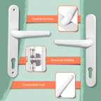 1 Set Upvc Door Handle 92MM Backset 122MM