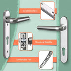 1 Set Upvc Door Handle 92MM Backset 122MM