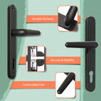 1 Set Upvc Door Handle 92MM Backset 122MM