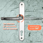 1 Set Upvc Door Handle 92MM Backset 122MM