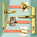 1 Set Upvc Door Handle 92MM Backset 122MM