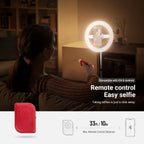 10.5" Desk Ring Light with Stands Phone Holders (2 Pack)