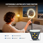 10.5" Desk Ring Light with Stands Phone Holders (2 Pack)