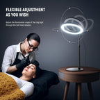 10.5" Desk Ring Light with Stands Phone Holders (2 Pack)