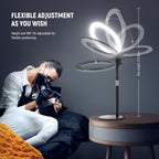 10.5" Desk Ring Light with Stands Phone Holders (2 Pack)