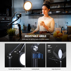10.5" Streaming Key Lighting -6500K 15W Full Screen (2 Pack)