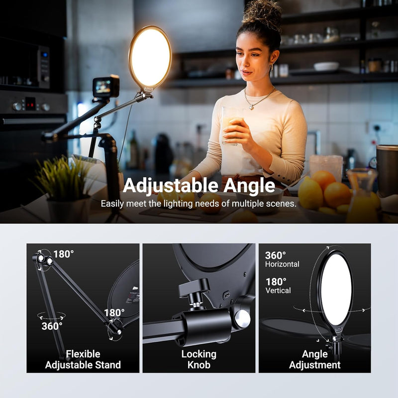 Basics 10.5" Streaming Key Lighting -6500K 15W Full (2 Pack)